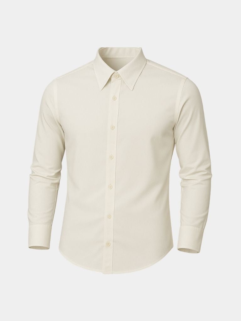 Elegant Spearpoint Collar Shirt - CAAYWORLD CAAYWORLD