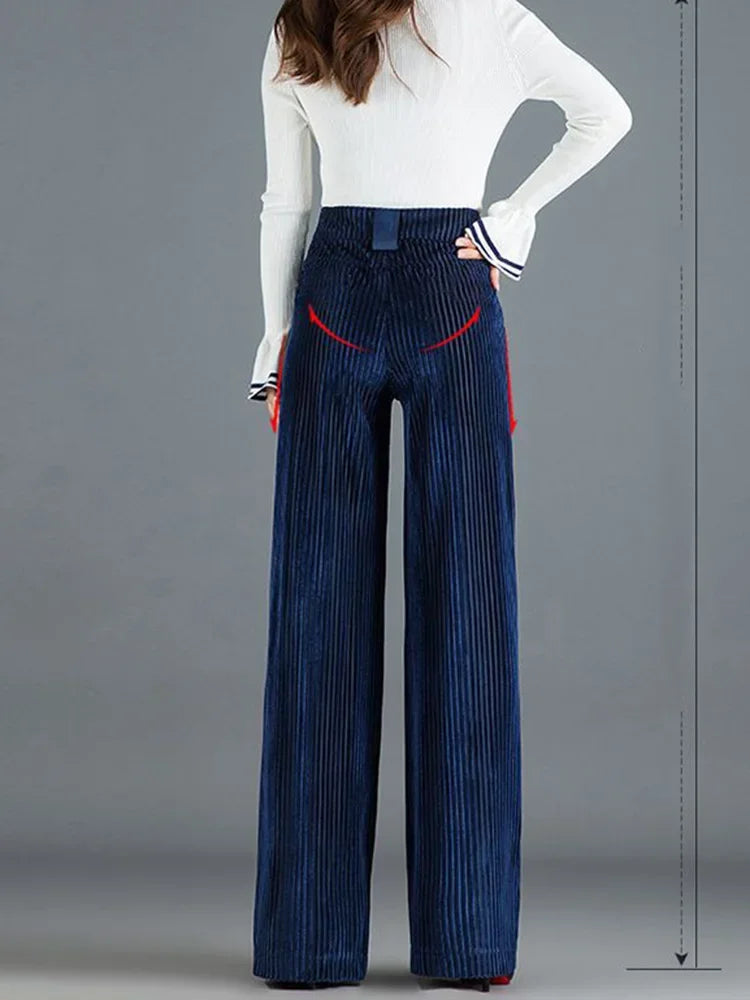 Elegant Velvet - Trousers CAAYWORLD