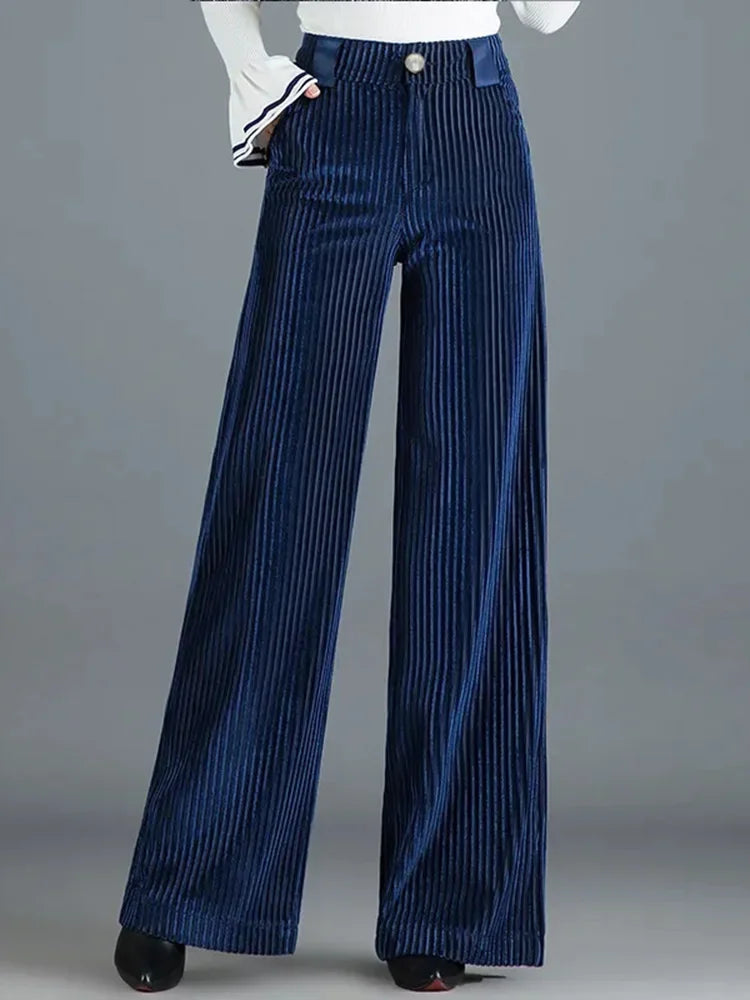 Elegant Velvet - Trousers CAAYWORLD