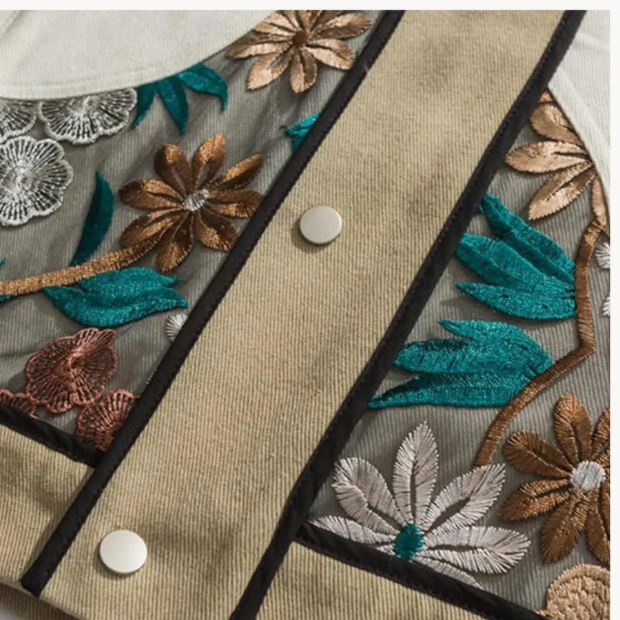 Embroidered Floral - Jacket CAAYWORLD