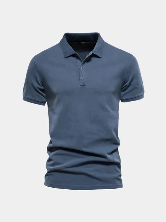 Essential Cotton Polo Shirt - Casa  Laro CASA LARO