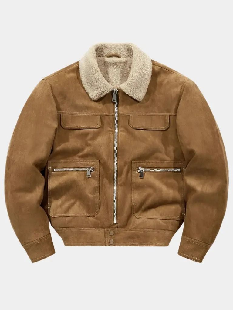 Essential Fleece Suede Jacket - CAAYWORLD CAAYWORLD