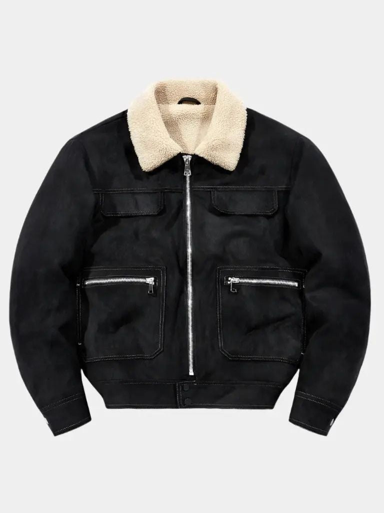 Essential Fleece Suede Jacket - CAAYWORLD CAAYWORLD