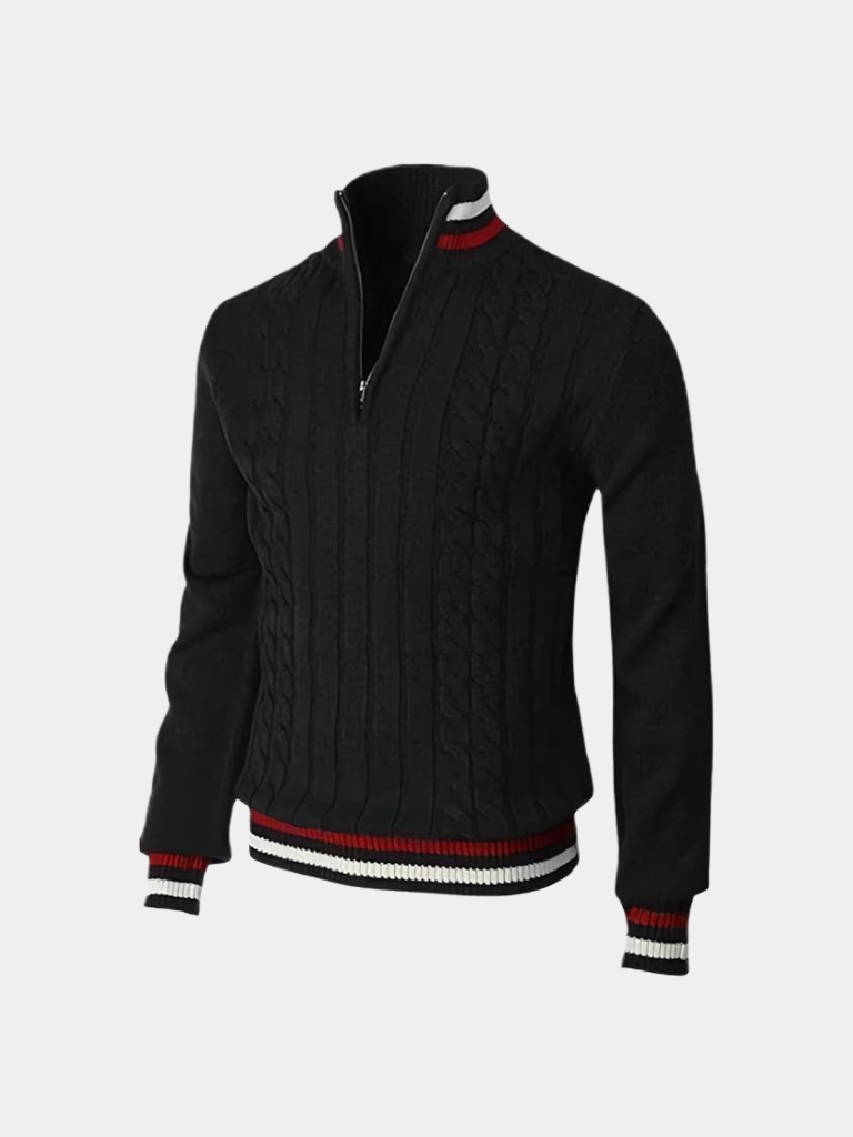 Essential Half Zip Turtleneck Sweater - CAAYWORLD CAAYWORLD