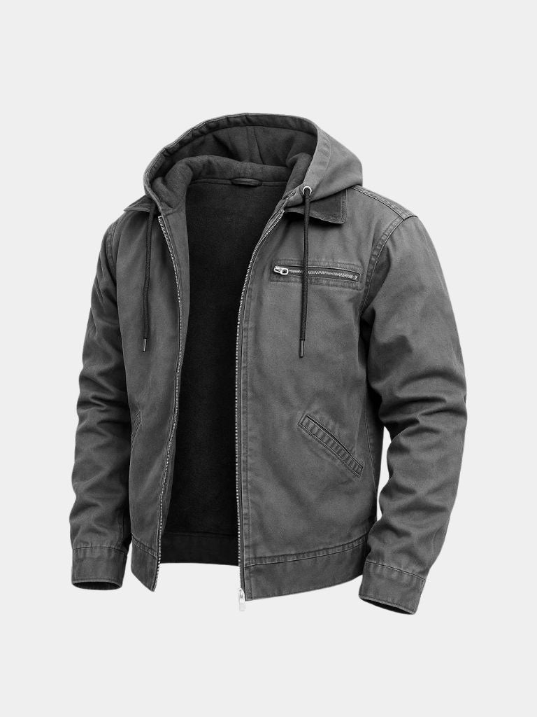 Essential Hooded Work Jacket - CAAYWORLD CAAYWORLD