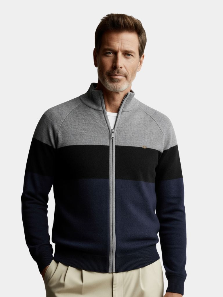 Essential Knit Zipper Sweater - CAAYWORLD CAAYWORLD