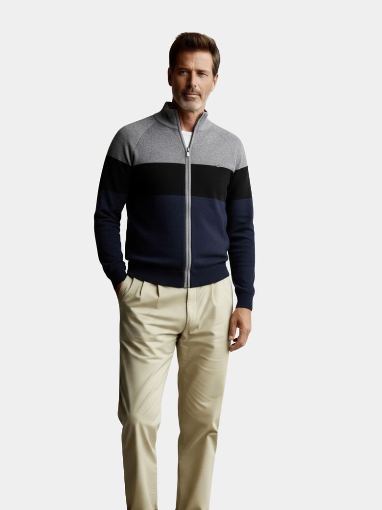 Essential Knit Zipper Sweater - CAAYWORLD CAAYWORLD