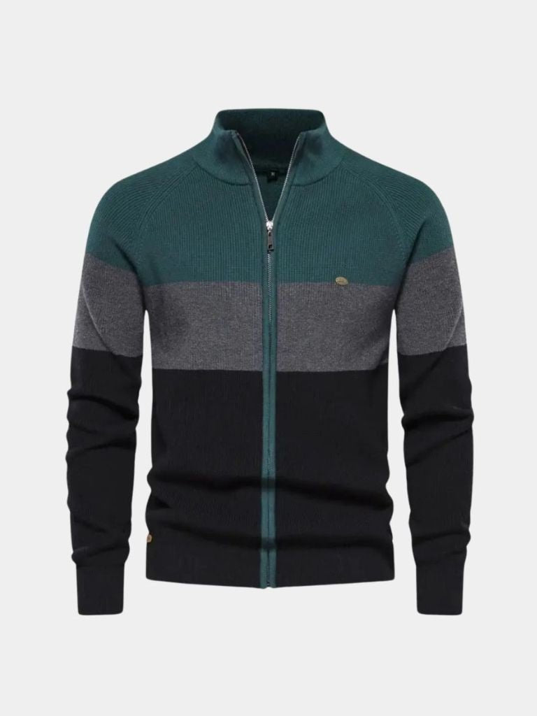 Essential Knit Zipper Sweater - CAAYWORLD CAAYWORLD
