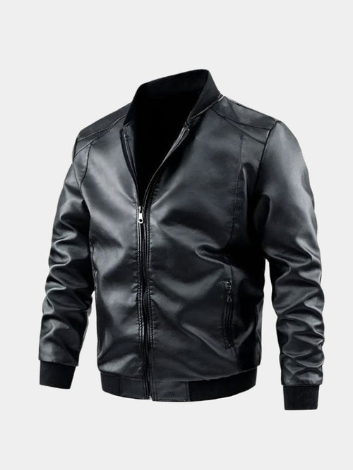 Essential Leather Jacket - CAAYWORLD CAAYWORLD