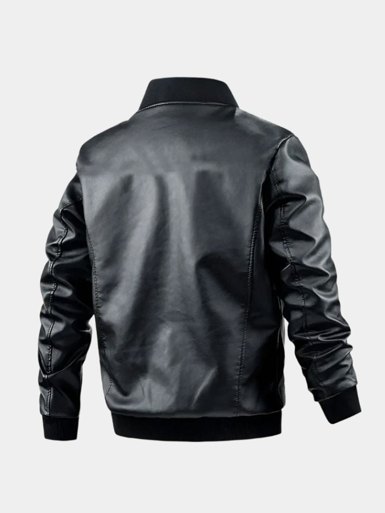 Essential Leather Jacket - CAAYWORLD CAAYWORLD