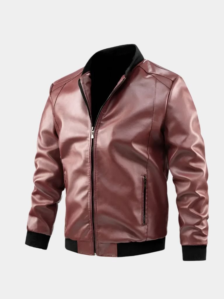 Essential Leather Jacket - CAAYWORLD CAAYWORLD