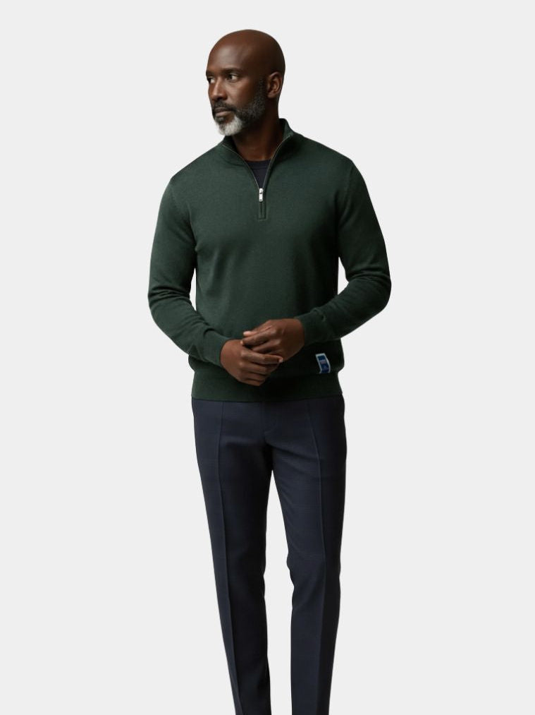 Essential Quarter-Zip Jumper Sweater - CAAYWORLD CAAYWORLD