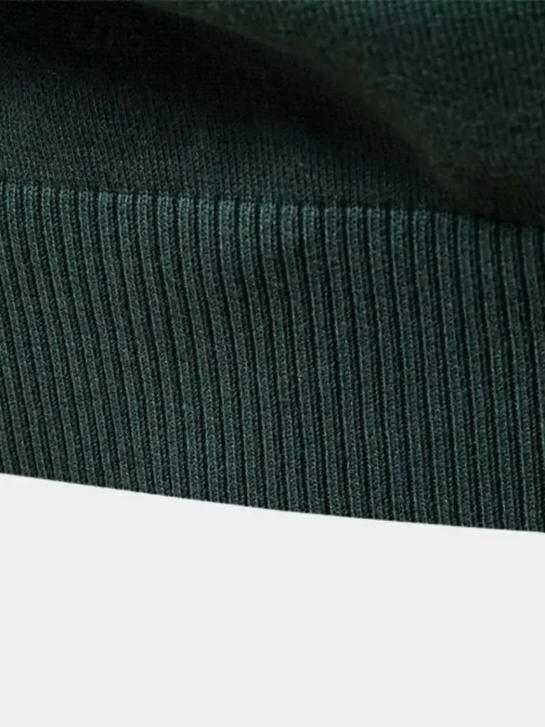 Essential Quarter-Zip Jumper Sweater - CAAYWORLD CAAYWORLD