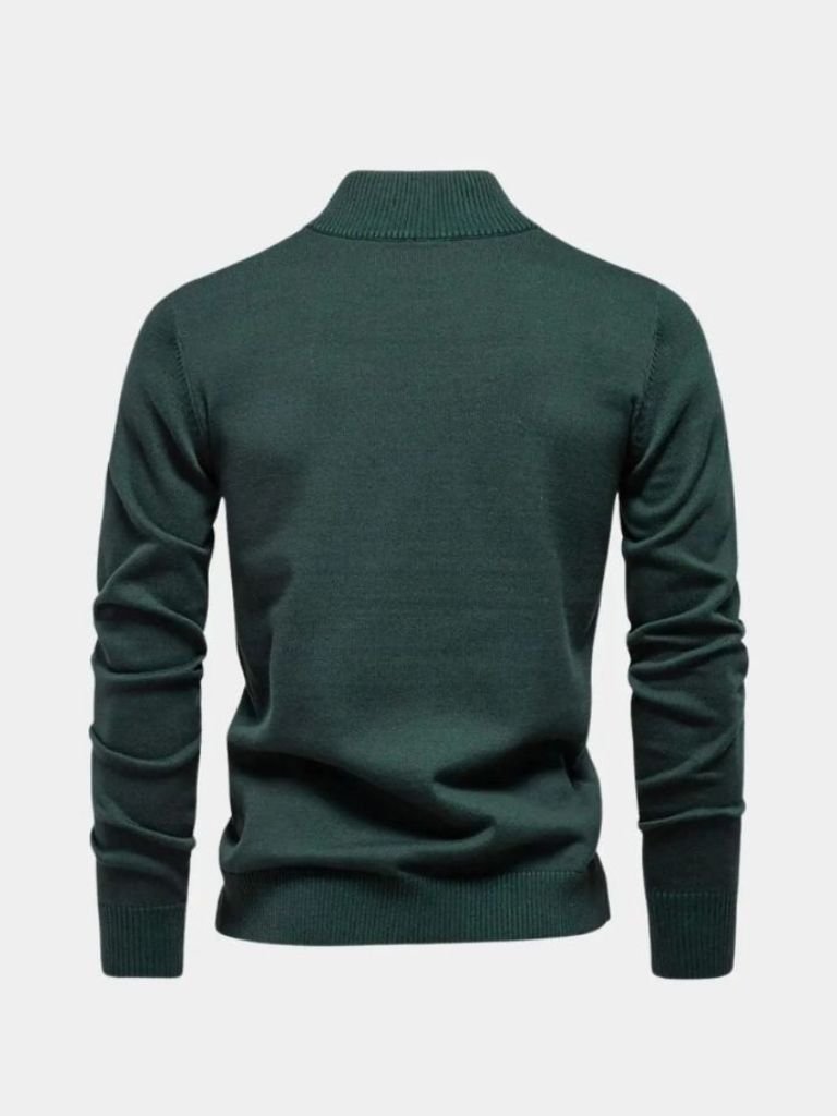 Essential Quarter-Zip Jumper Sweater - CAAYWORLD CAAYWORLD