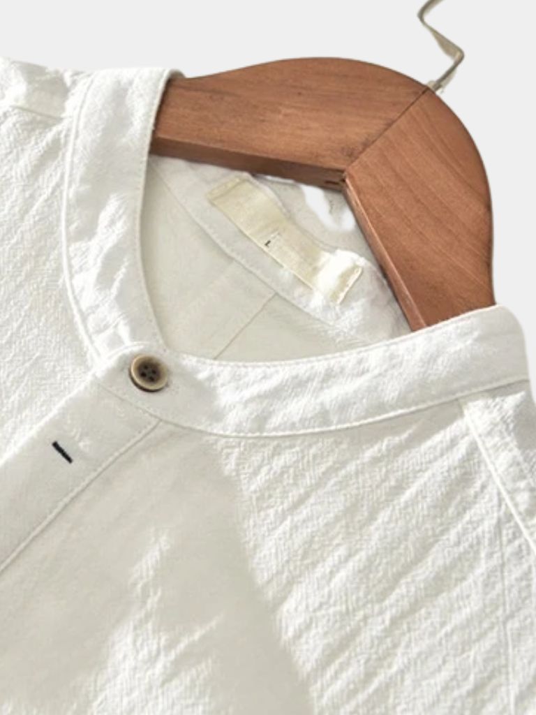 Essential Short Sleeve Linen Shirt - CAAYWORLD CAAYWORLD