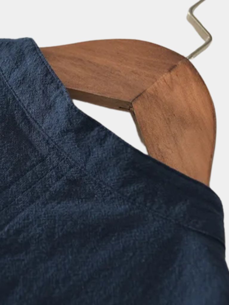 Essential Short Sleeve Linen Shirt - CAAYWORLD CAAYWORLD