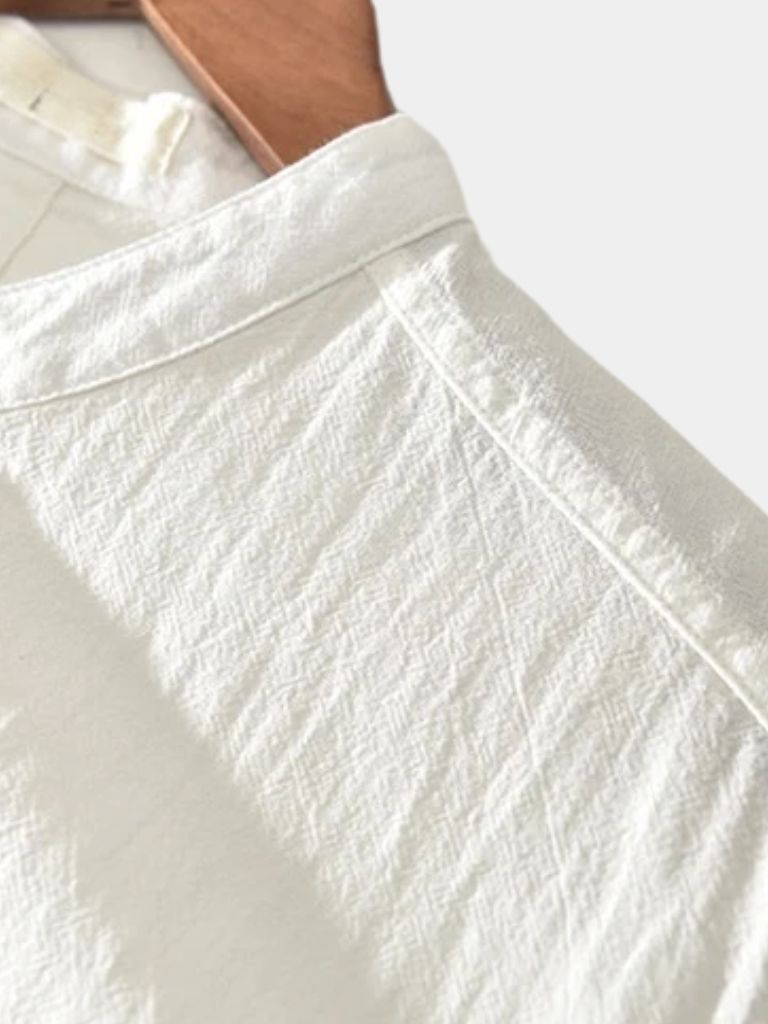 Essential Short Sleeve Linen Shirt - CAAYWORLD CAAYWORLD