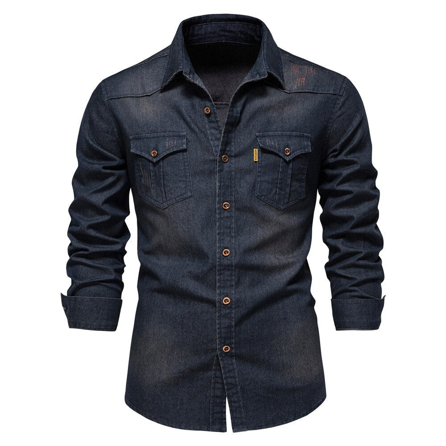 Falcon Printed Cotton - Shirt CAAYWORLD MEN