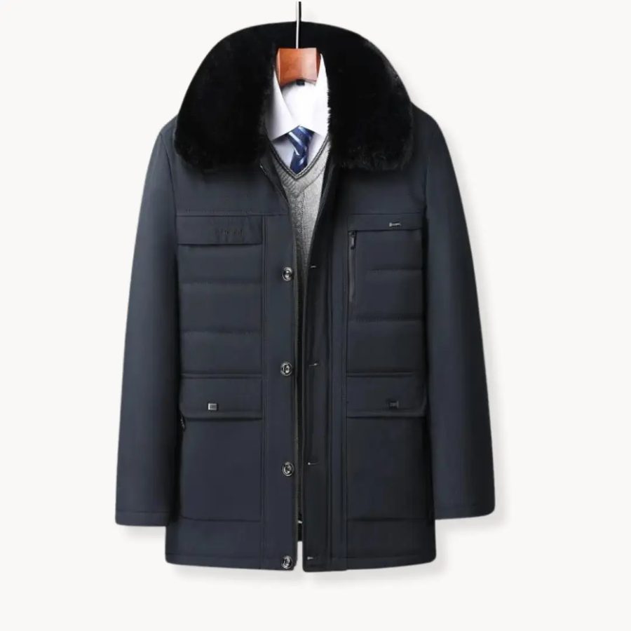 Faux Fur Collar - Coat CAAYWORLD