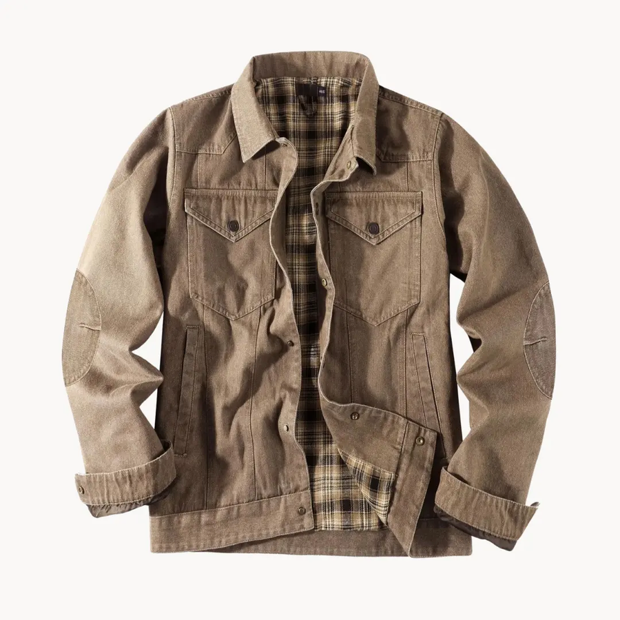 Flannel Lined Button-Front - Shirt Jacket CAAYWORLD