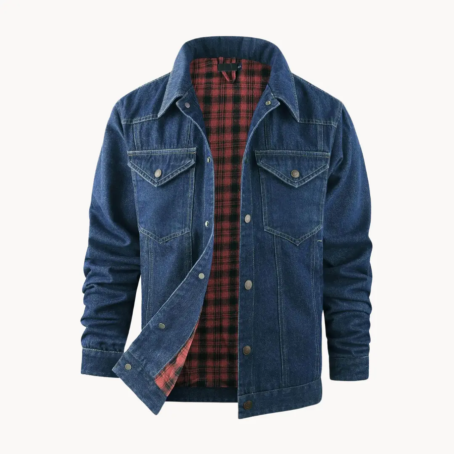 Flannel Lined Button-Front - Shirt Jacket CAAYWORLD