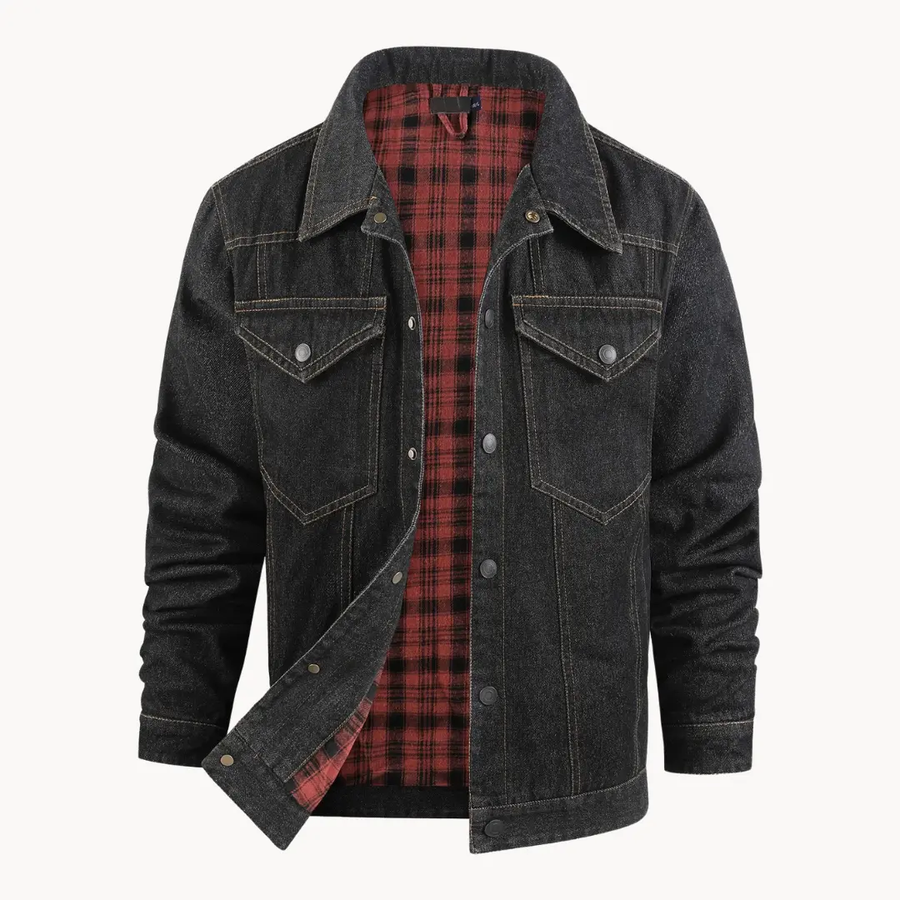 Flannel Lined Button-Front - Shirt Jacket CAAYWORLD