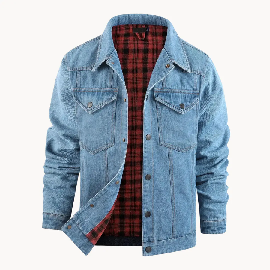 Flannel Lined Button-Front - Shirt Jacket CAAYWORLD