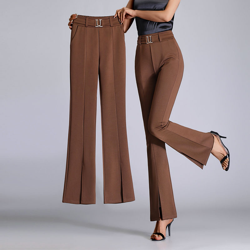 Flared Wide-Leg - Trousers CAAYWORLD