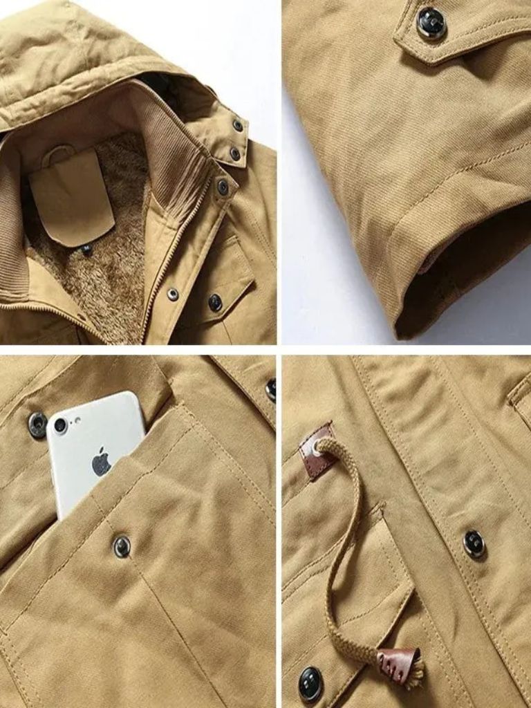 Fleece Hooded Bomber Jacket - CAAYWORLD CAAYWORLD