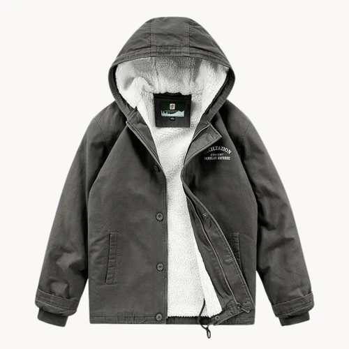 Fleece-Lined Hooded - Jacket CAAYWORLD