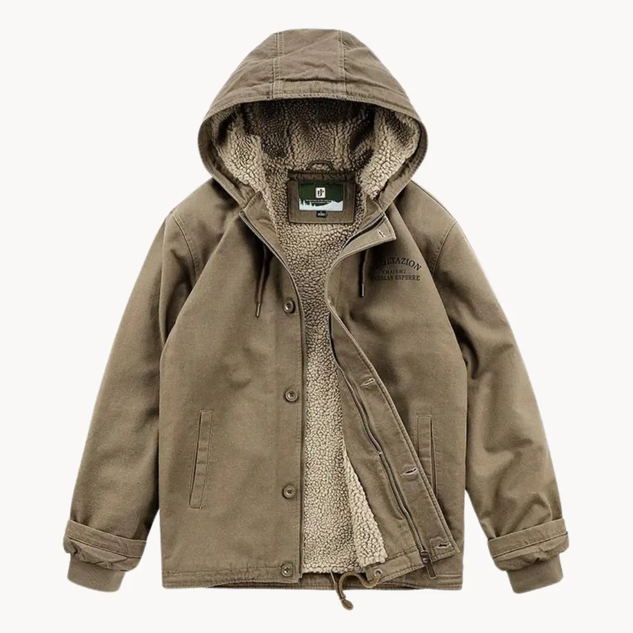 Fleece-Lined Hooded - Jacket CAAYWORLD