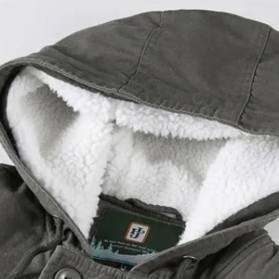 Fleece-Lined Hooded - Jacket CAAYWORLD