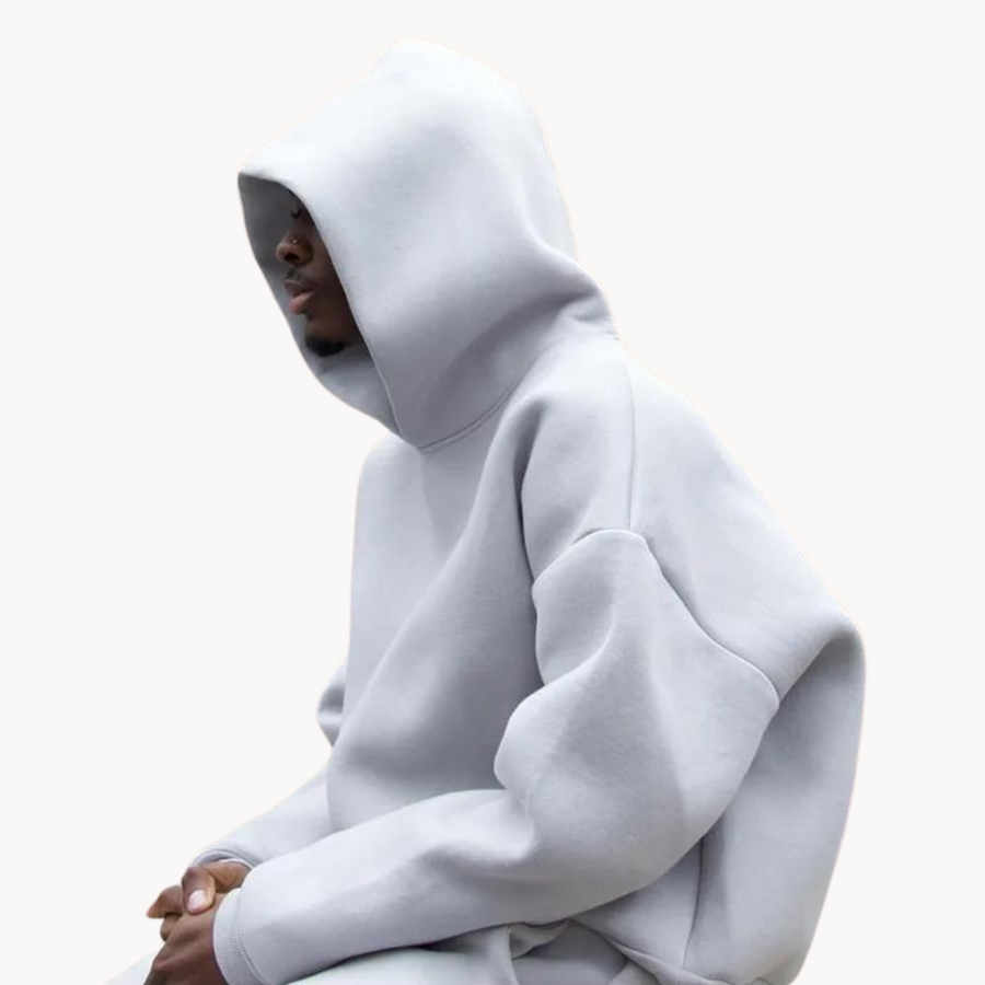 Fleece-Lined Relaxed Fit - Hoodie CAAYWORLD MEN