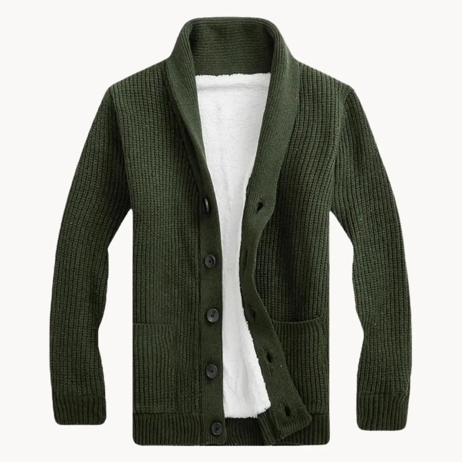 Fleece Shawl Collar - Cardigan CAAYWORLD
