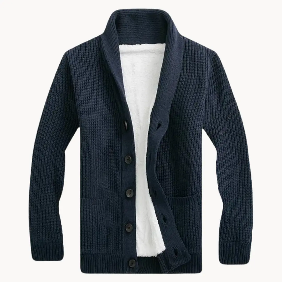 Fleece Shawl Collar - Cardigan CAAYWORLD