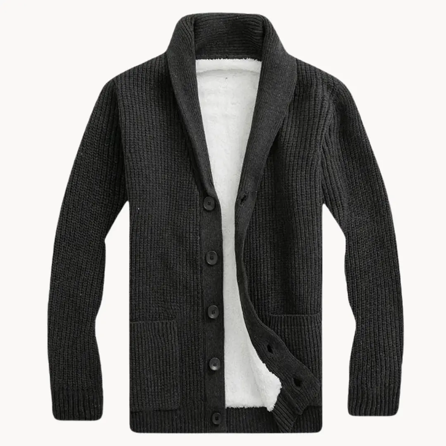 Fleece Shawl Collar - Cardigan CAAYWORLD