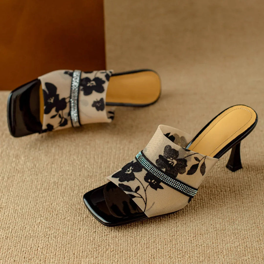 Floral Print - Heels CAAYWORLD WOMEN