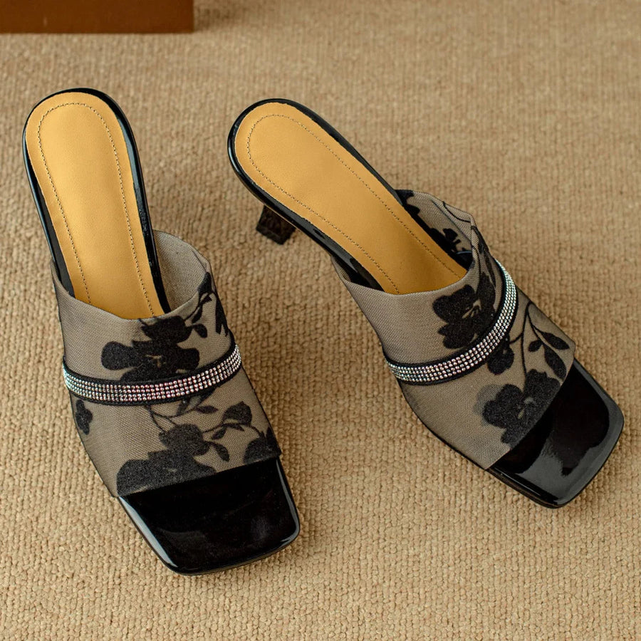 Floral Print - Heels CAAYWORLD WOMEN