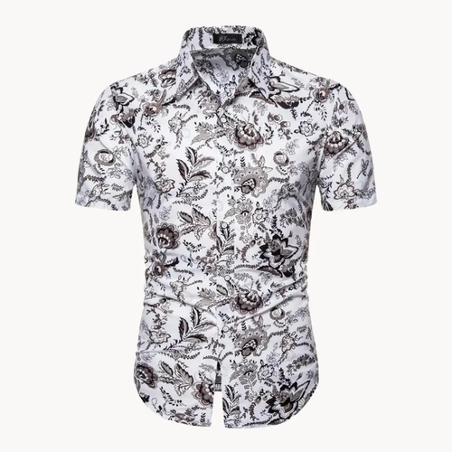 Floral Print - Polo Shirt CAAYWORLD