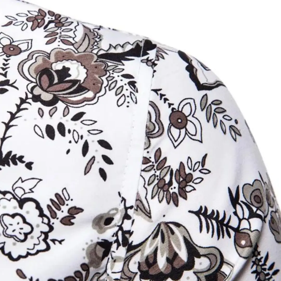 Floral Print - Polo Shirt CAAYWORLD