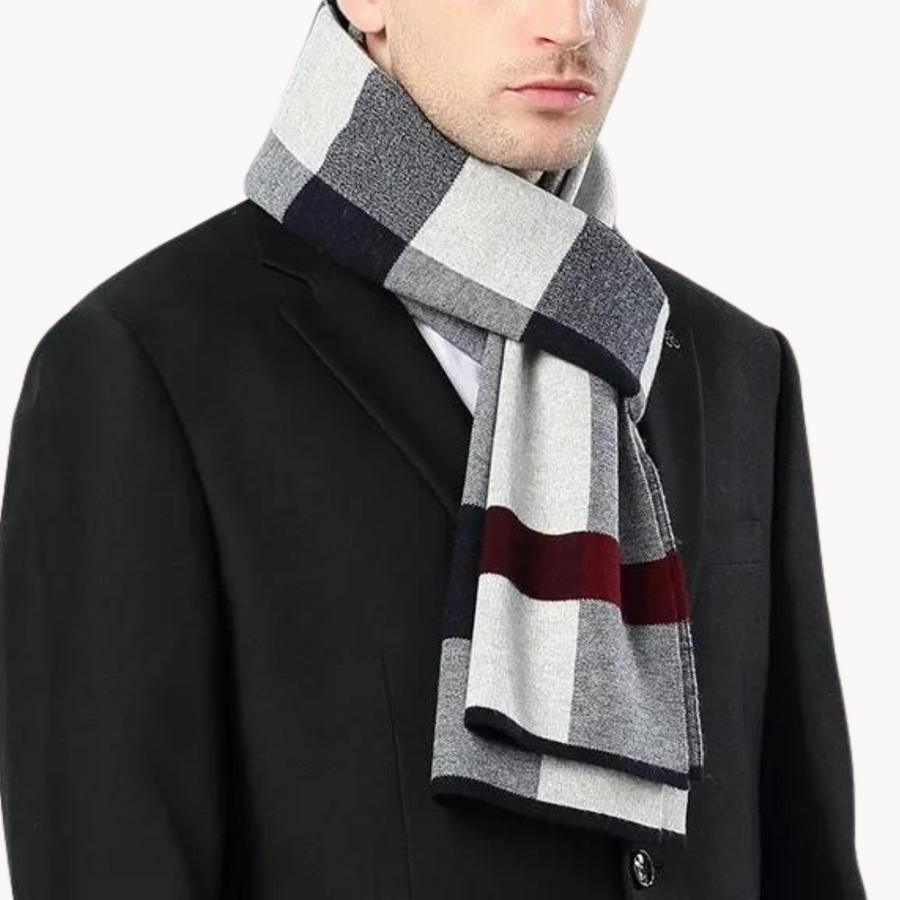 Fringed 100% Wool - Scarf CAAYWORLD MEN