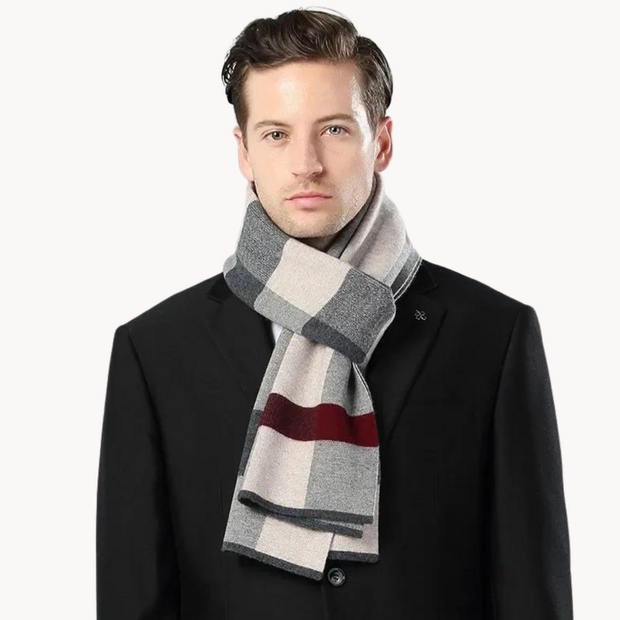 Fringed 100% Wool - Scarf CAAYWORLD MEN