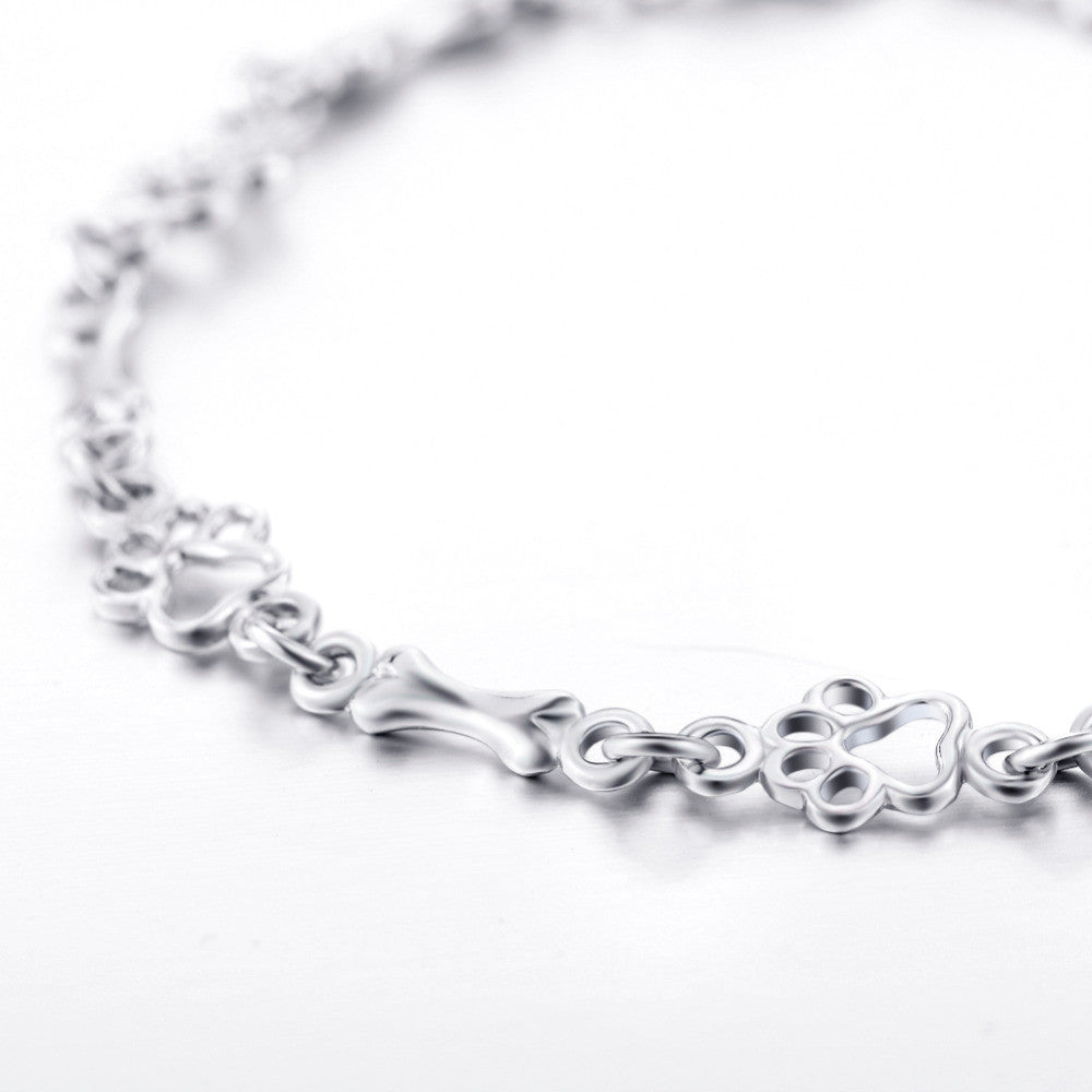 Liora™ | Paw &amp; Bone Charm Bracelet