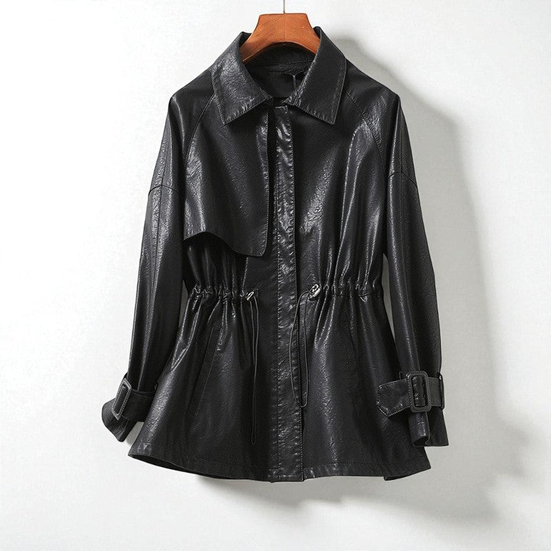 Geneva Cinched Leather - Jacket CAAYWORLD