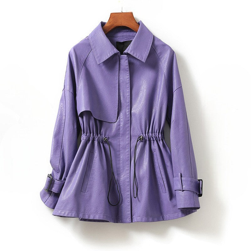 Geneva Cinched Leather - Jacket CAAYWORLD