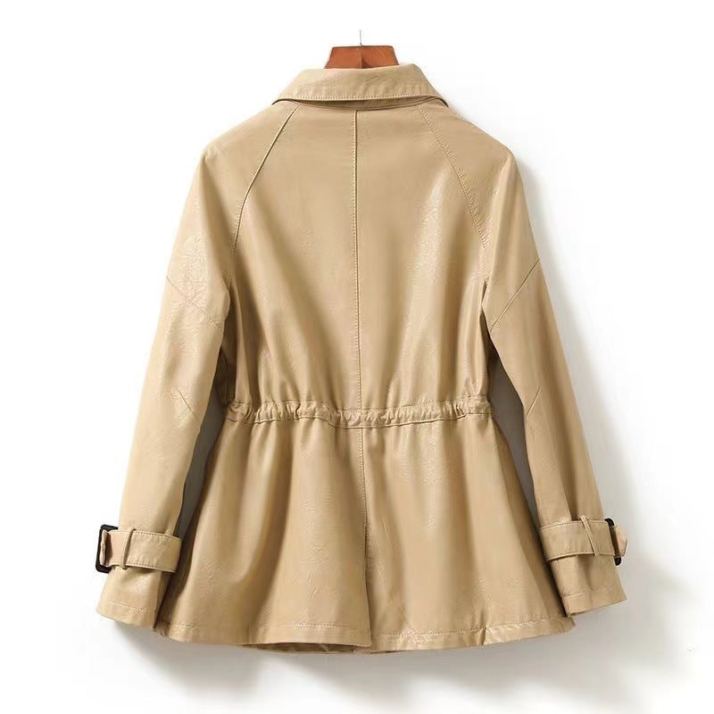 Geneva Cinched Leather - Jacket CAAYWORLD