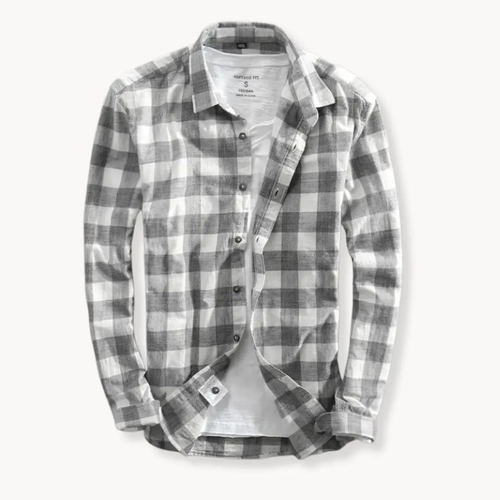 Genoa Plaid Long Sleeve - Shirt CAAYWORLD