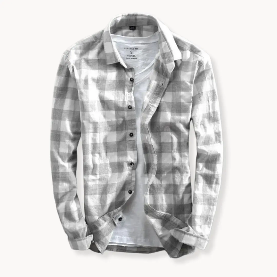 Genoa Plaid Long Sleeve - Shirt CAAYWORLD