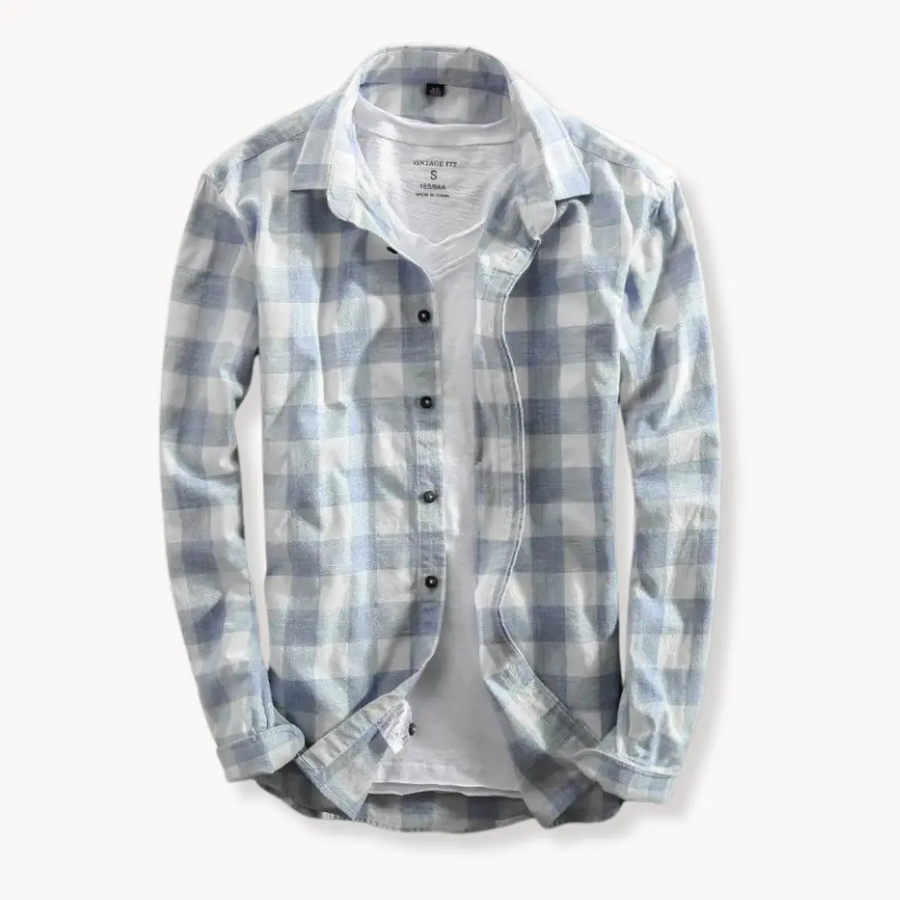Genoa Plaid Long Sleeve - Shirt CAAYWORLD