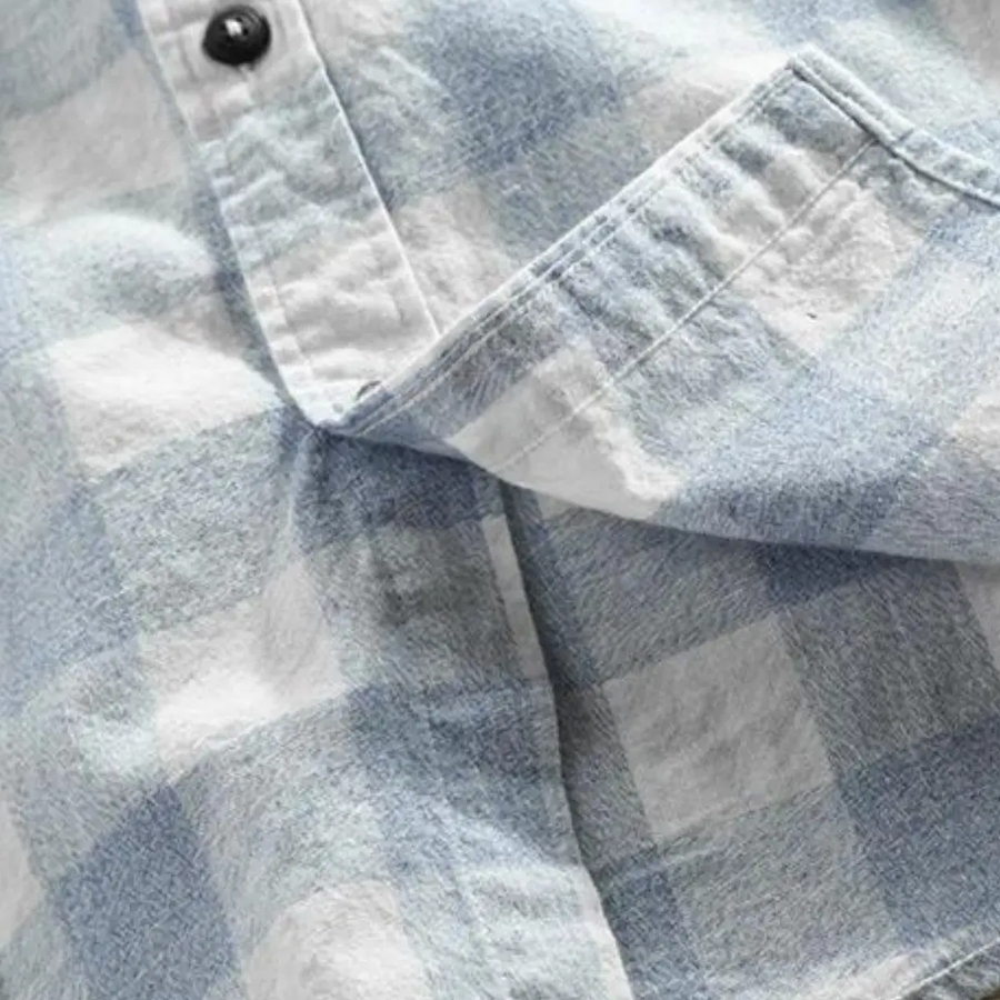 Genoa Plaid Long Sleeve - Shirt CAAYWORLD
